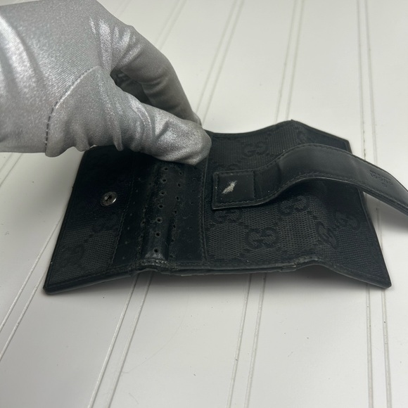 Gucci Black Key Ring Holder Wallet - Picture 9 of 12